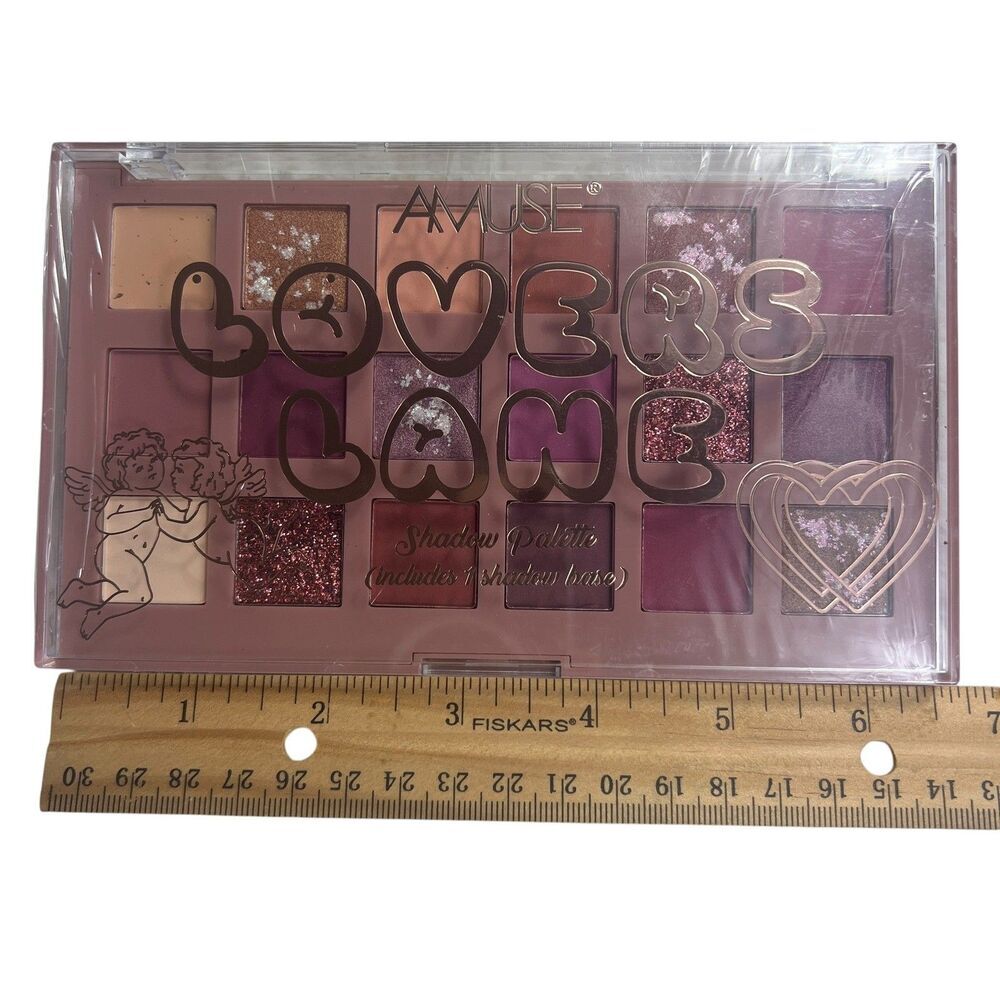 Amuse Lovers Lane 18 Color Shadow Palette Matte Shimmer Glitter Brand New - Picture 10 of 16